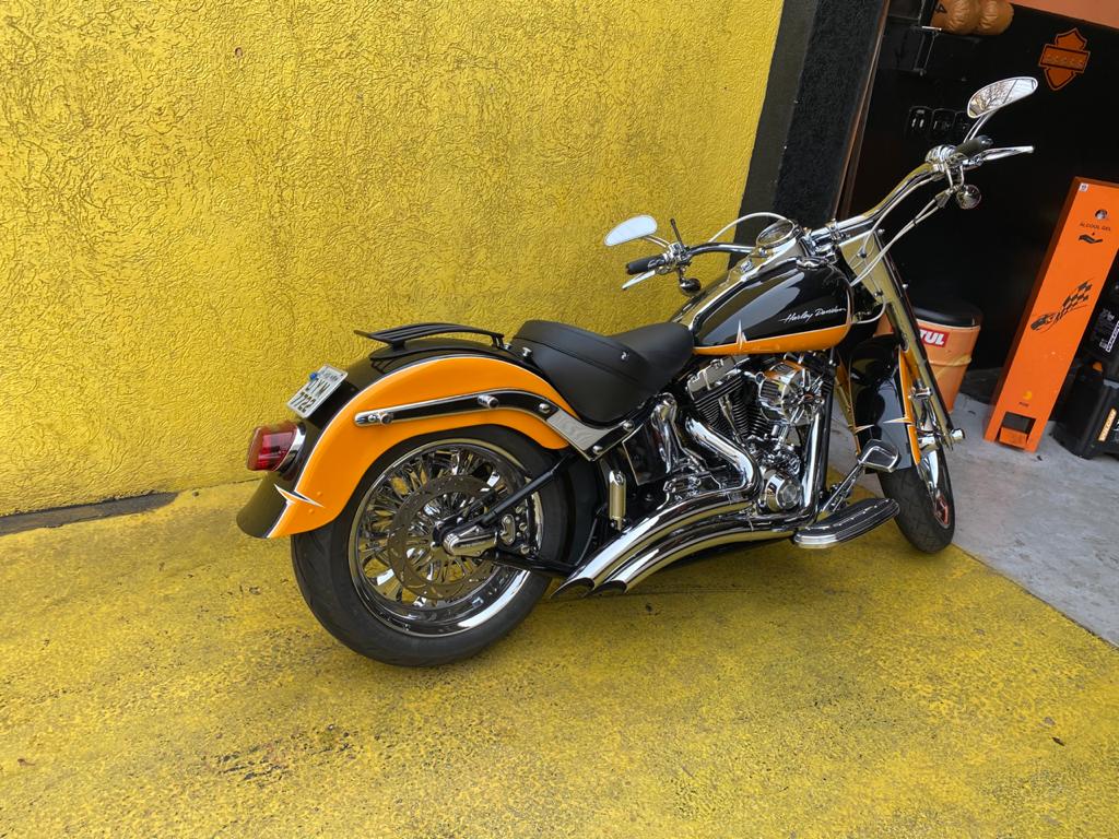 Grelha de Paralama Softail Preta