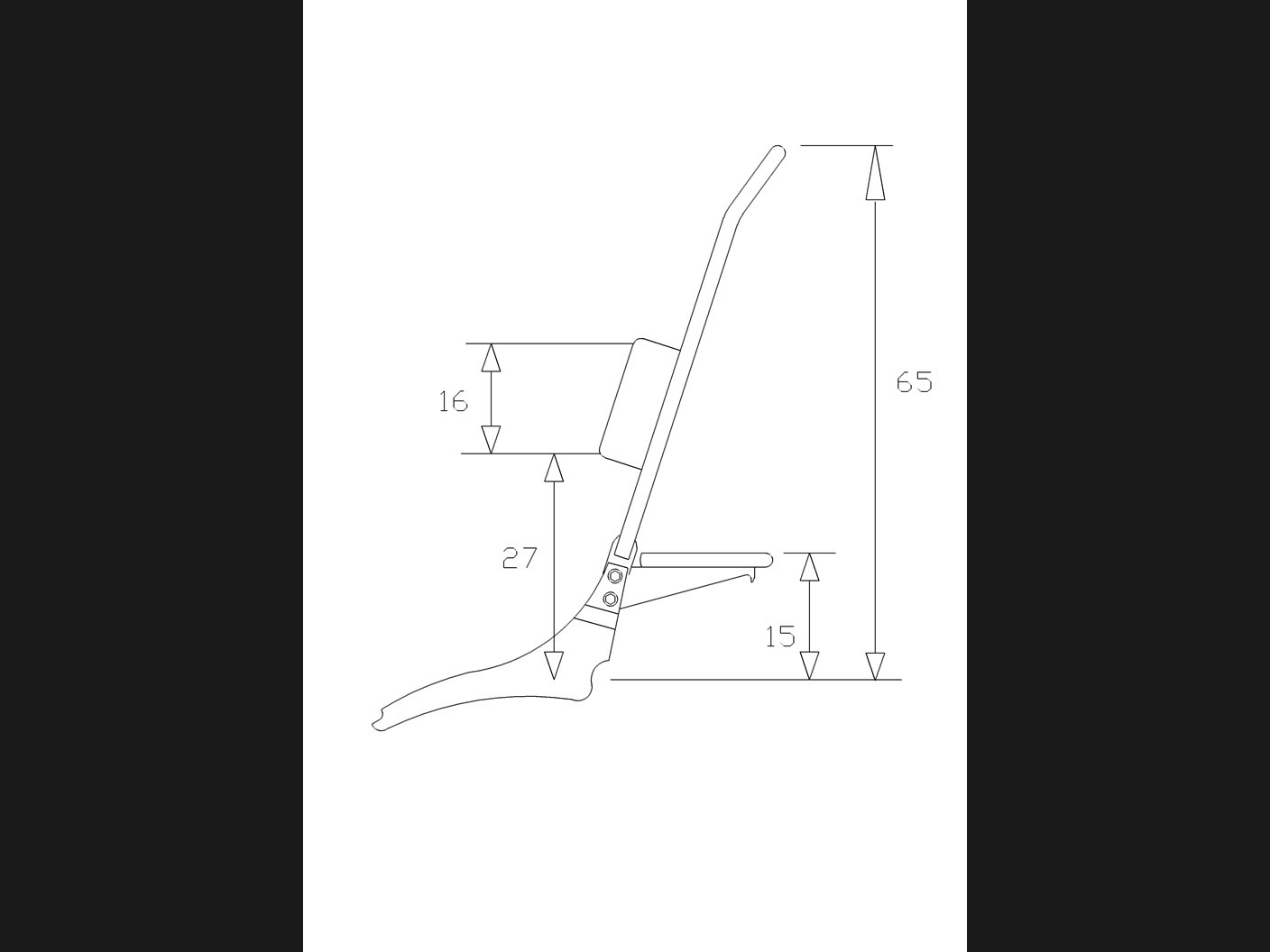 Sissy Bar Shadow 600